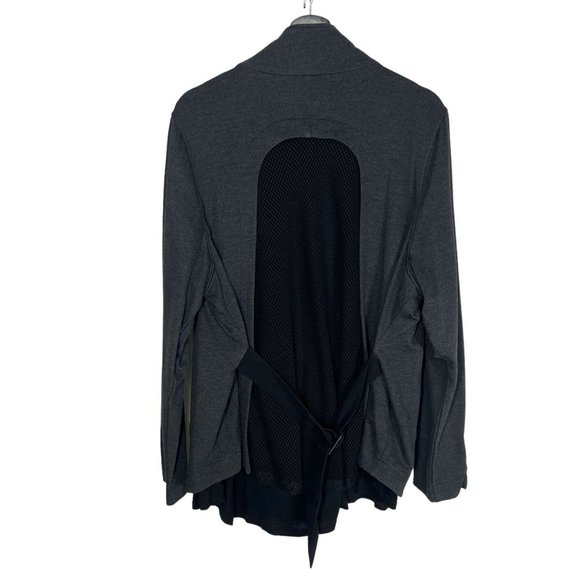 CAbi Grey Mesh Back Oversized Jacket XL - Picture 3 of 9